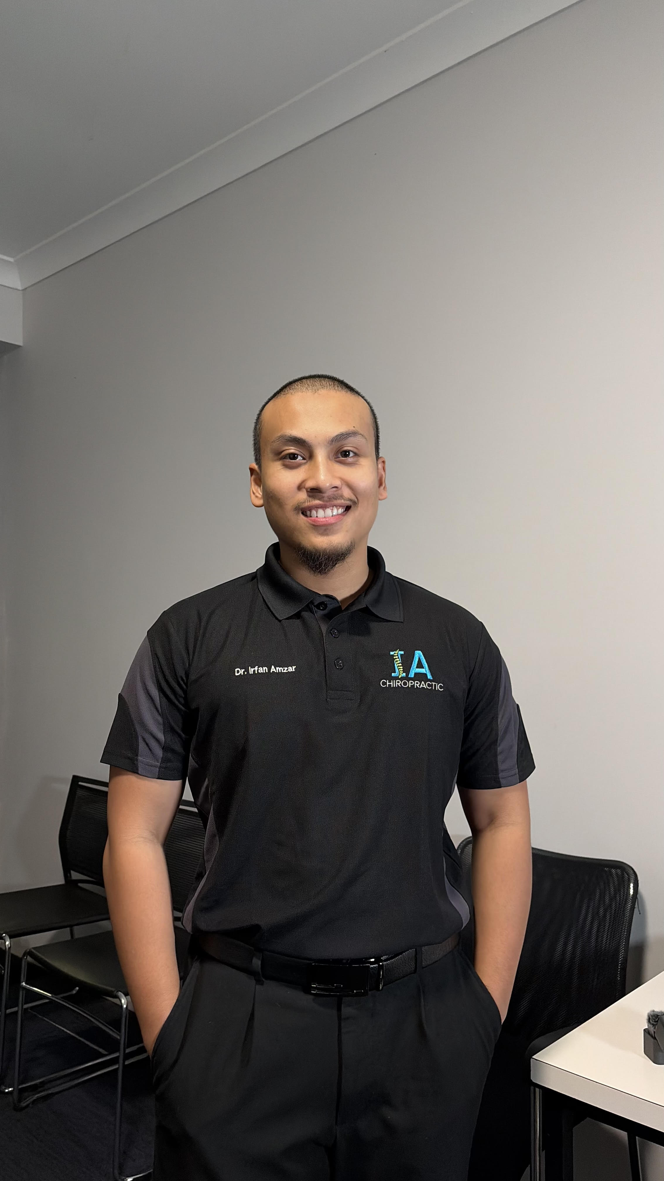 Dr Irfan Amzar, chiropractor and founder of IA Chiropractic in Thornlie, Western Australia